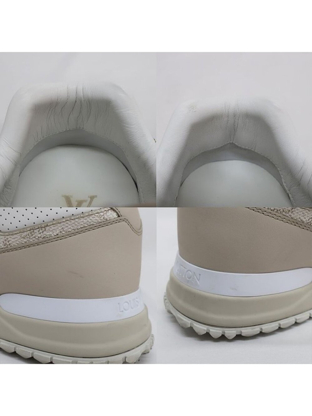 Louis Vuitton Runaway Sneakers 1 Ahso4 Monogram Beige Size - Picture 7 of 10